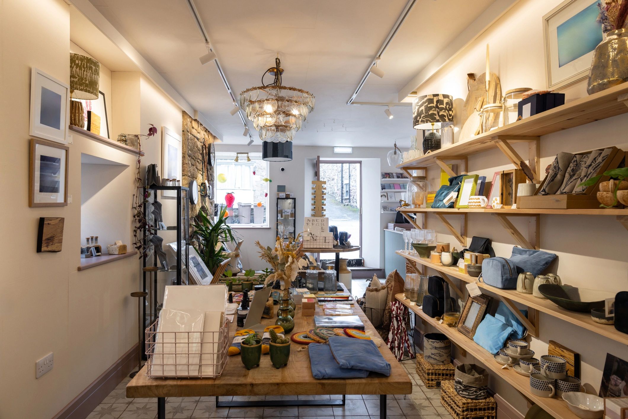 Inviting gift shop interior with curated décor and gifts