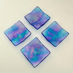 Blue Trinket Plates (set of 4)