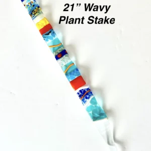 21" Wavy Garden Stake