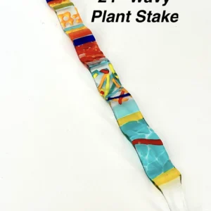 15" Wavy Garden Stake